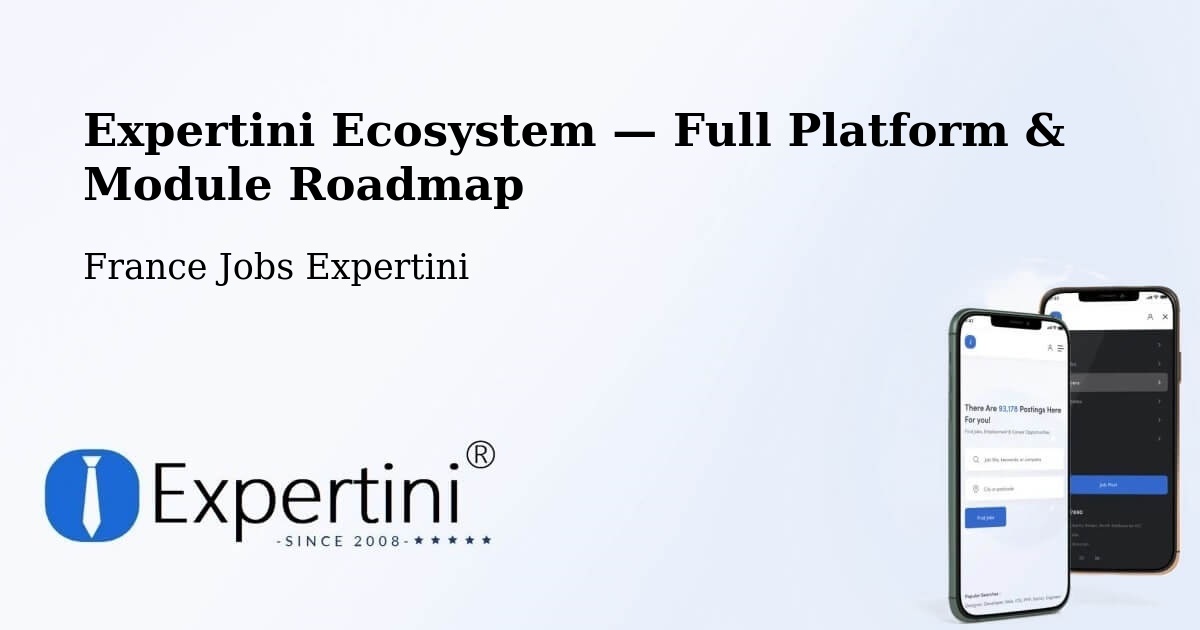 Expertini Ecosystem — Full Platform & Module Roadmap – Pertuis